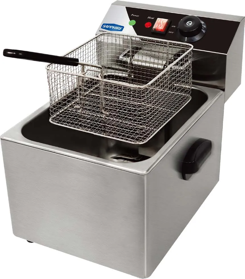 Sapphire Manufacturing SE-ECFR16 Fryer, Electric, Countertop, 10 Lb Fat Capacity