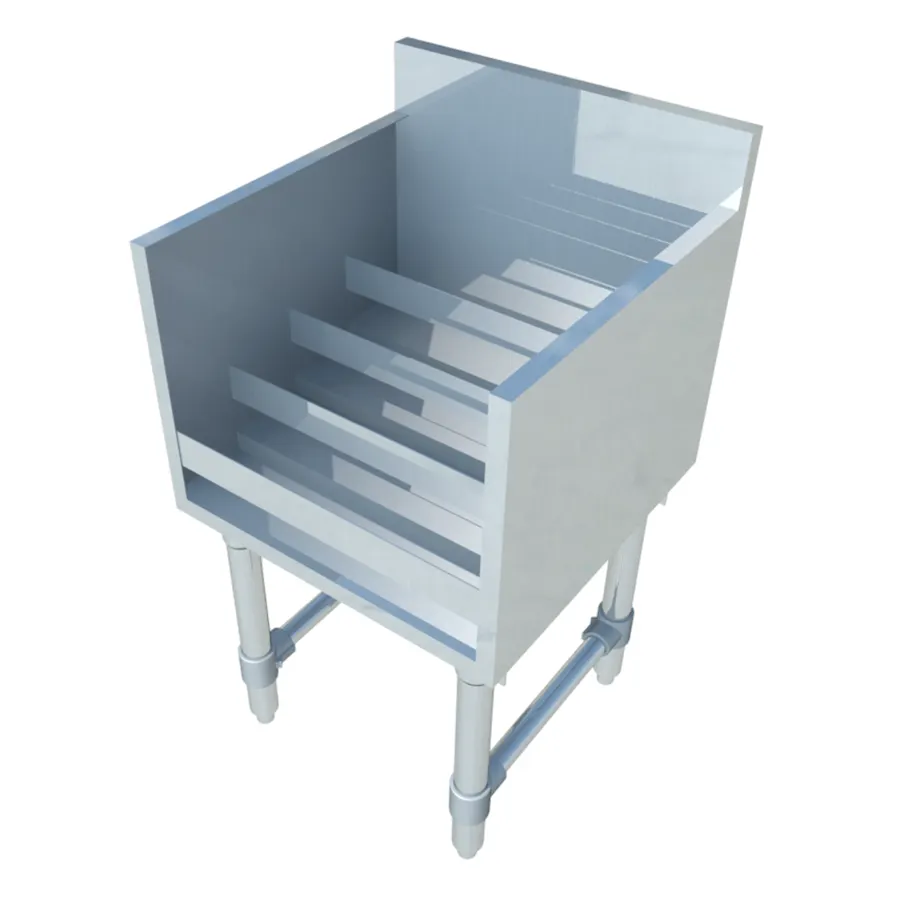 Sapphire Manufacturing SMLDR-18 Underbar Bottle Storage Display Unit, Four-Tiered