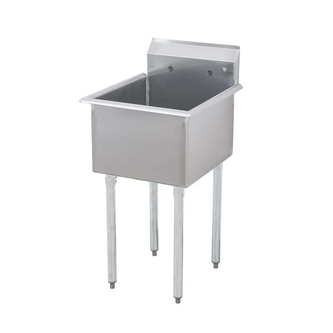 Sapphire Manufacturing SMSQ2421 One Compartment Sink, 27"W X 24-1/2"D