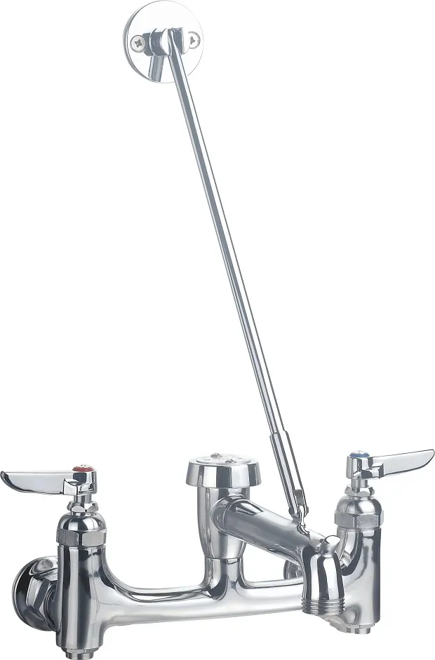 Sapphire Manufacturing TWMSF-865 Service Sink Faucet, Wall Mount, 8" Centers