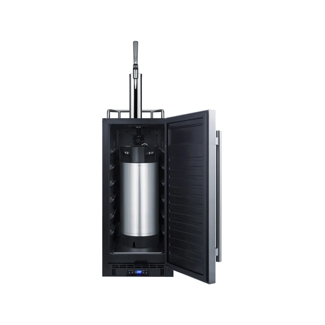 Summit SBC15NCF 15" Built-in Nitro Cold Brew Coffee Dispenser, 2.9 cu. ft. - 115V