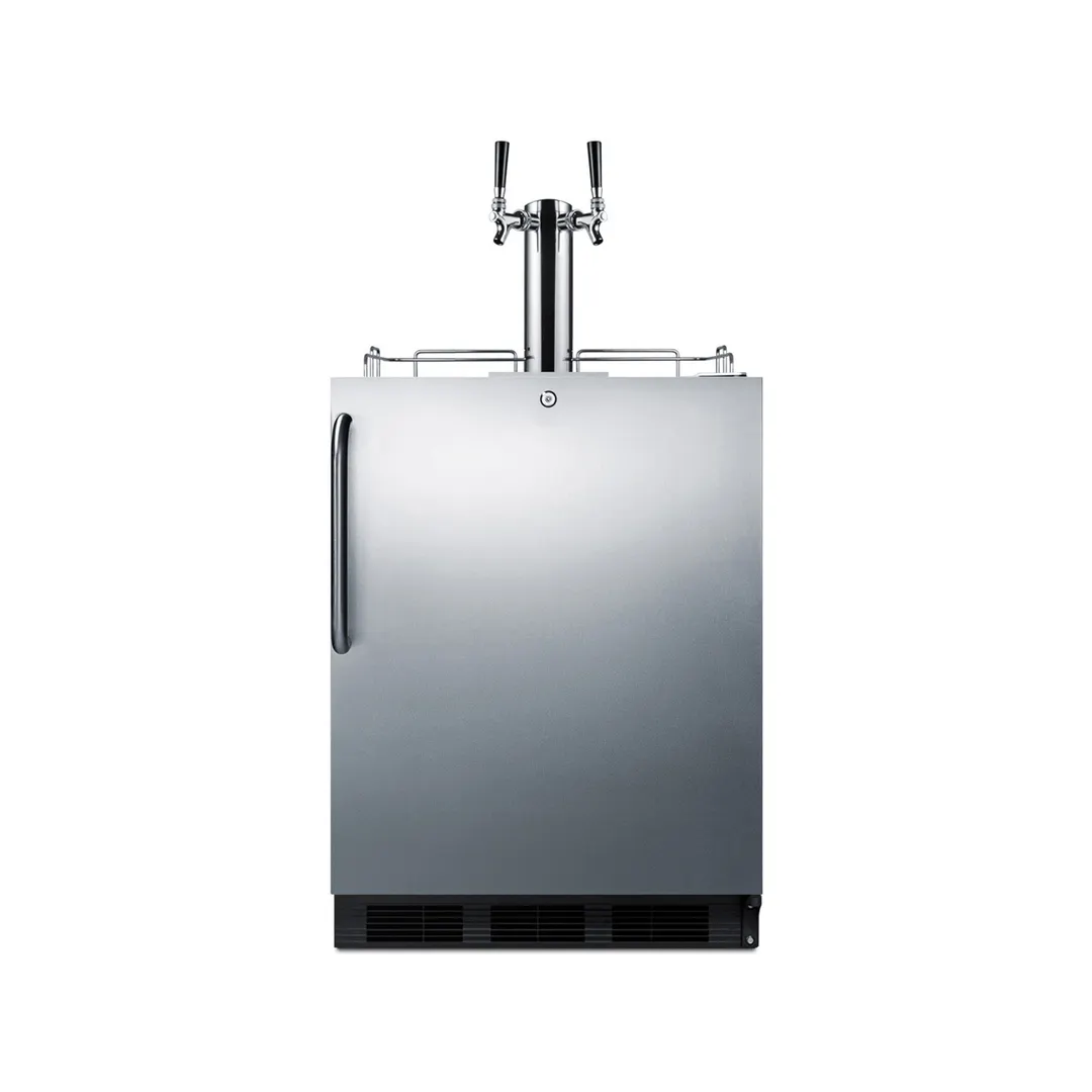 Summit SBC54OSBIADA 24" 1 Tower Kegerator Dispenser, 5.5 cu. ft.