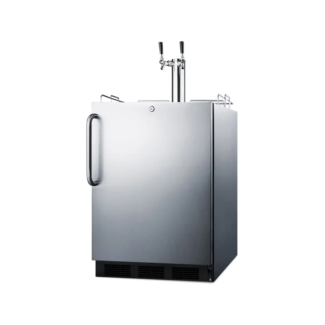 Summit SBC54OSBIADA 24" 1 Tower Kegerator Dispenser, 5.5 cu. ft.