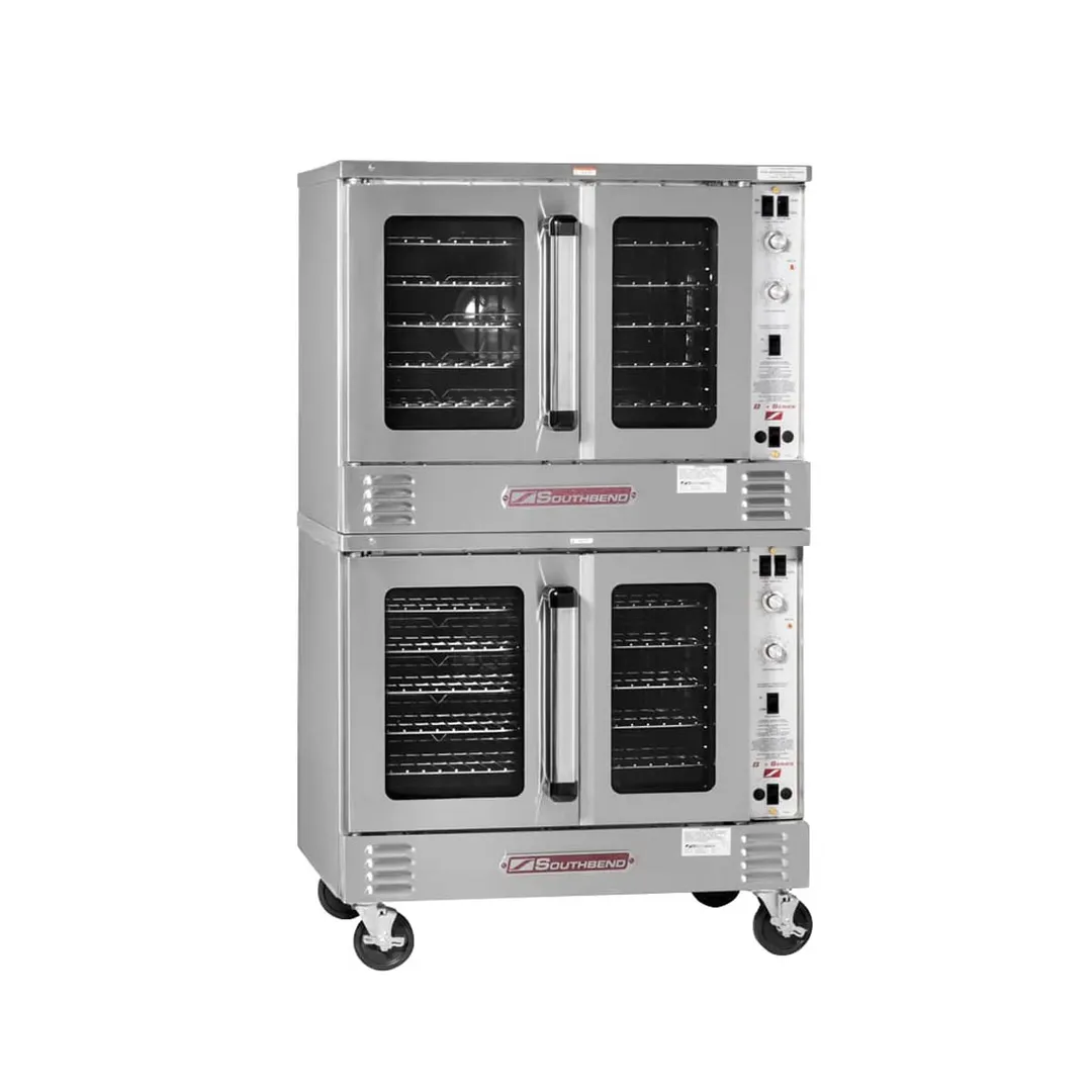 Southbend PCE15S/SD Double Deck Full Size Electric Convection Oven w/ Standard Depth, 15 kW