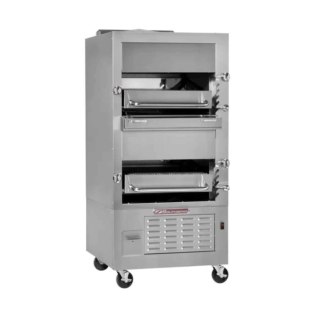 Southbend E-270 Electric Broiler, 34", Upright, Double Deck, Removable Grids