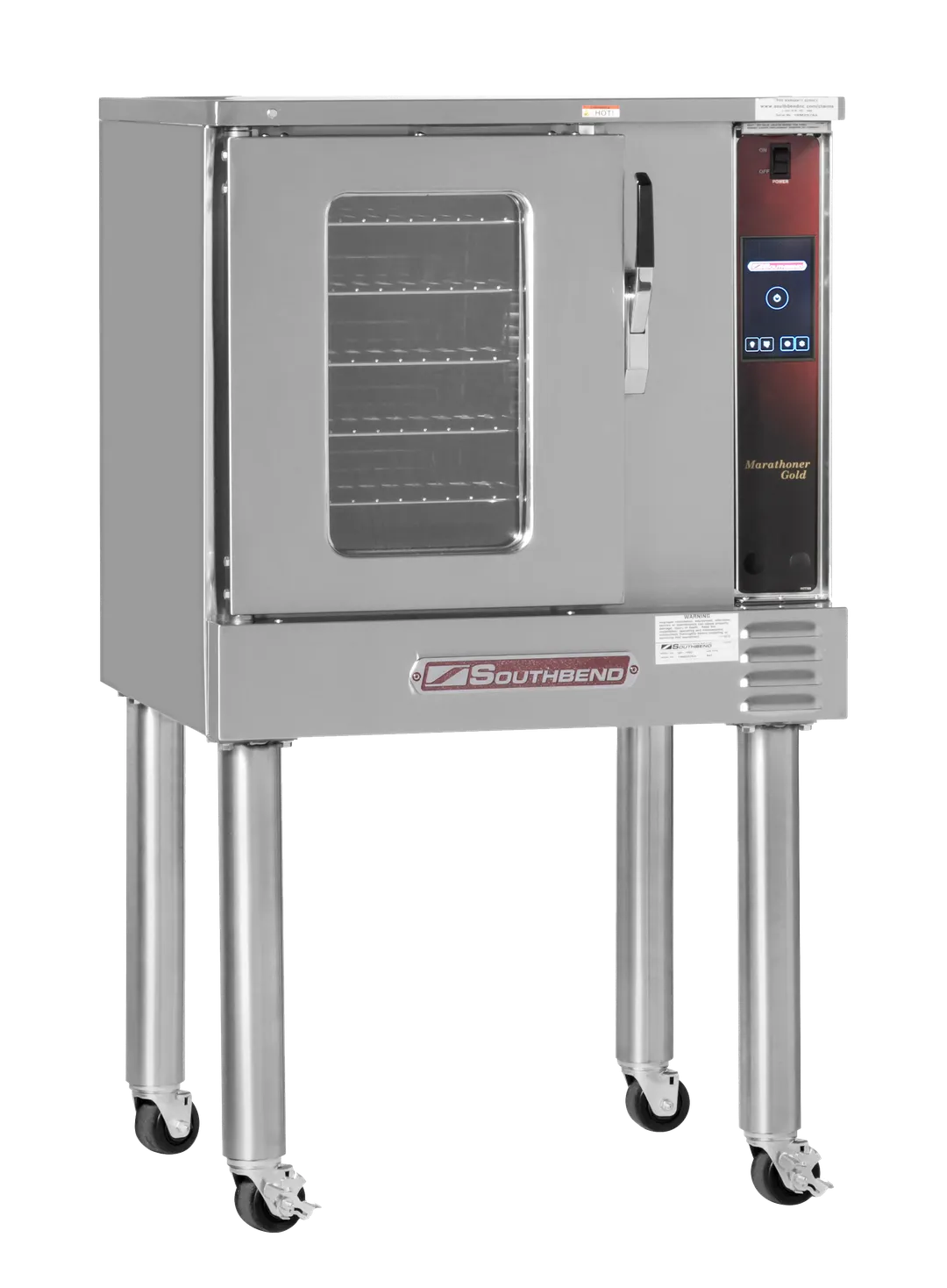 Southbend PCHE75S/T-V Ventless Single Deck Half Size Electric Convection Oven, Touch Screen Controls 