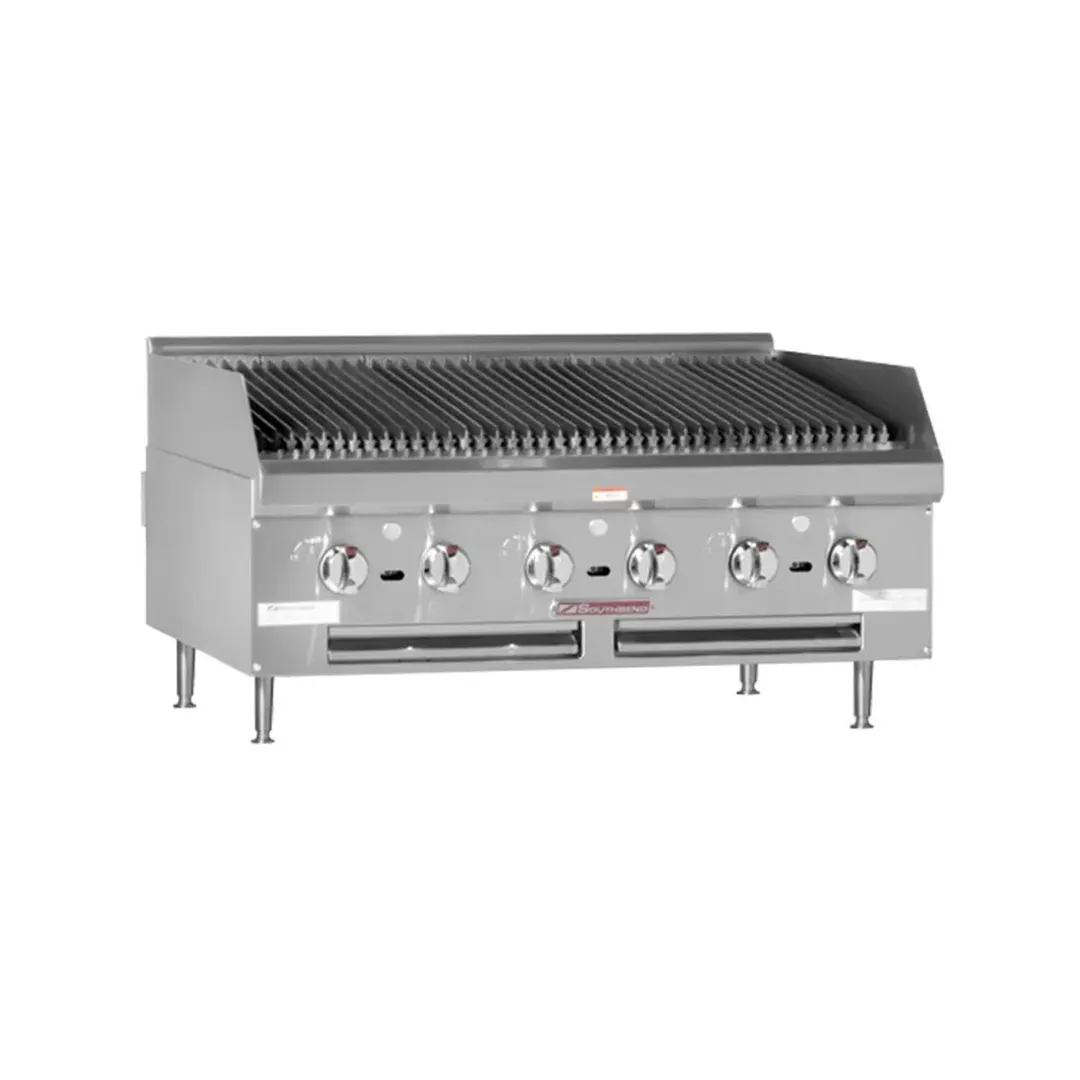 Southbend HDC-36 36" Countertop Gas Radiant Charbroiler w/ (6) Burners, 120.000 BTU