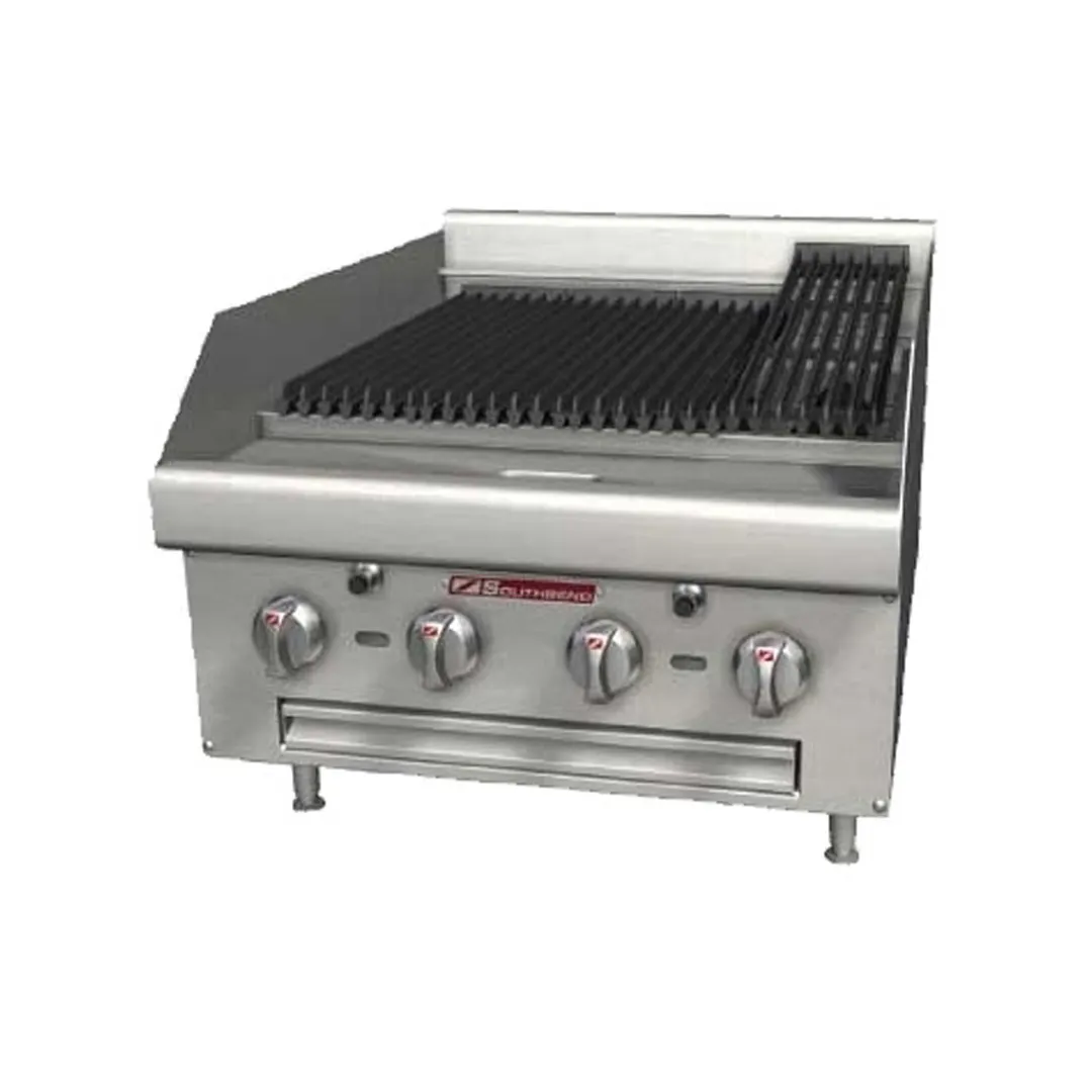 Southbend HDCL-24 24" Countertop Gas Lava Rock Charbroiler w/ (4) Burners, 80.000 BTU