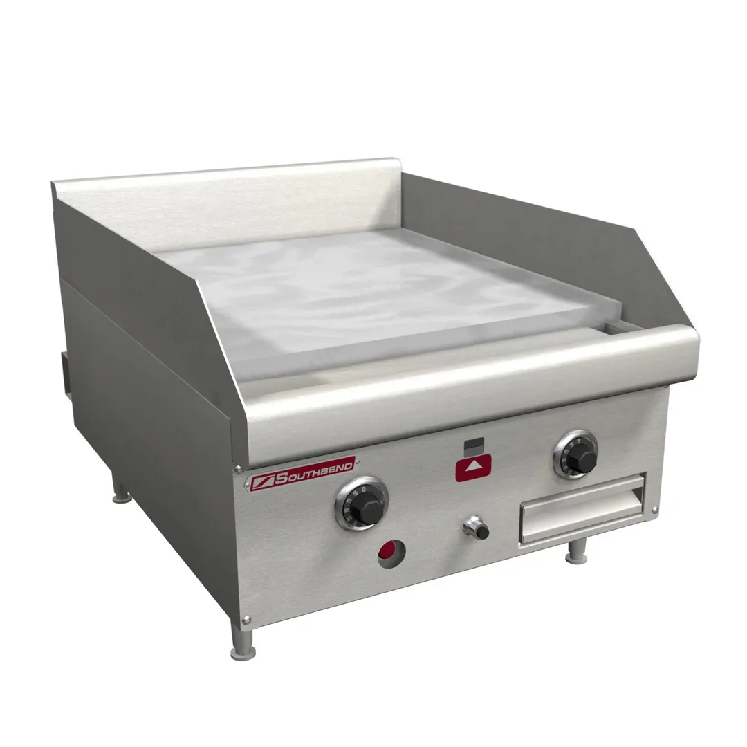 Southbend HDG-18-316L 18" Countertop Thermostatic Gas Griddle, 1" Steel Plate, 30.000 BTU