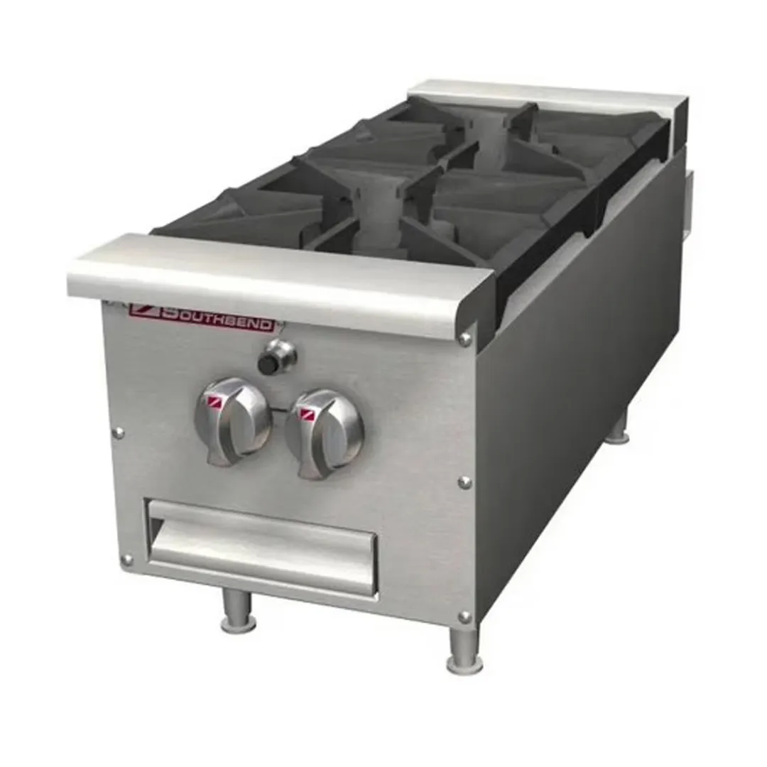 Southbend HDO-12 12" Countertop Gas Hotplate with (2) Burners, Manual Controls, 66.000 BTU