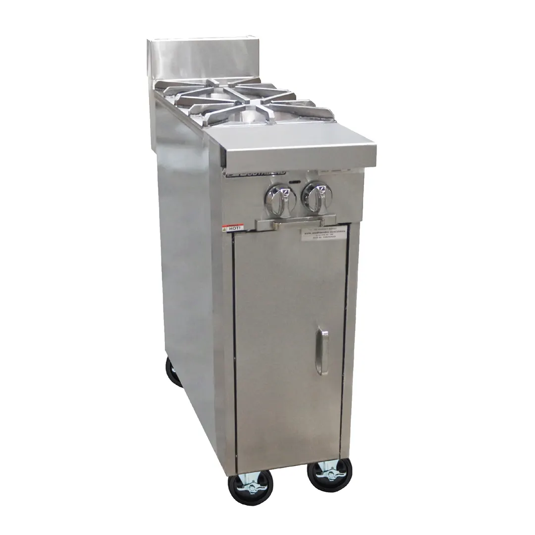 Southbend P12C-B 12" Gas Heavy Duty Range w/ (2) Open Burners, (1) Cabinet Base, 70.000 BTU