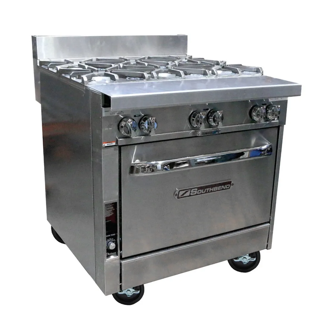 Southbend P32D-BBB 32" Gas Heavy Duty Range w/ (6) Open Burners, (1) Standard Oven, 255.000 BTU