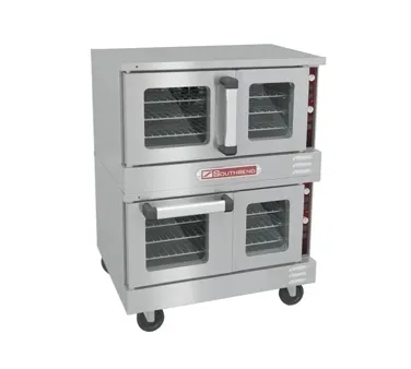 Southbend TVES/20SC Full-Size Electric Convection Oven w/ Thermostatic Controls, Double Decks
