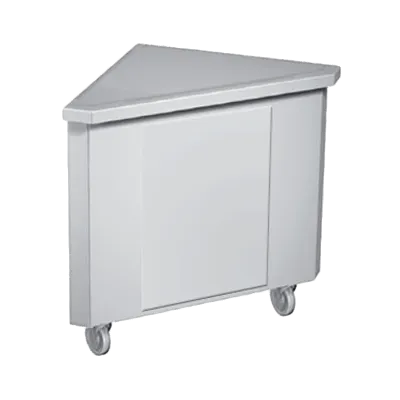 Delfield SC-TRI 40" Shelleysteel™ Triangle Serving Counter w/ Enclosed Base