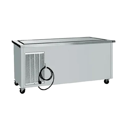 Delfield SCFT-60-NUP 60" Mobile Shelleyglas® Frost Top Serving Counter w/ Enclosed Base