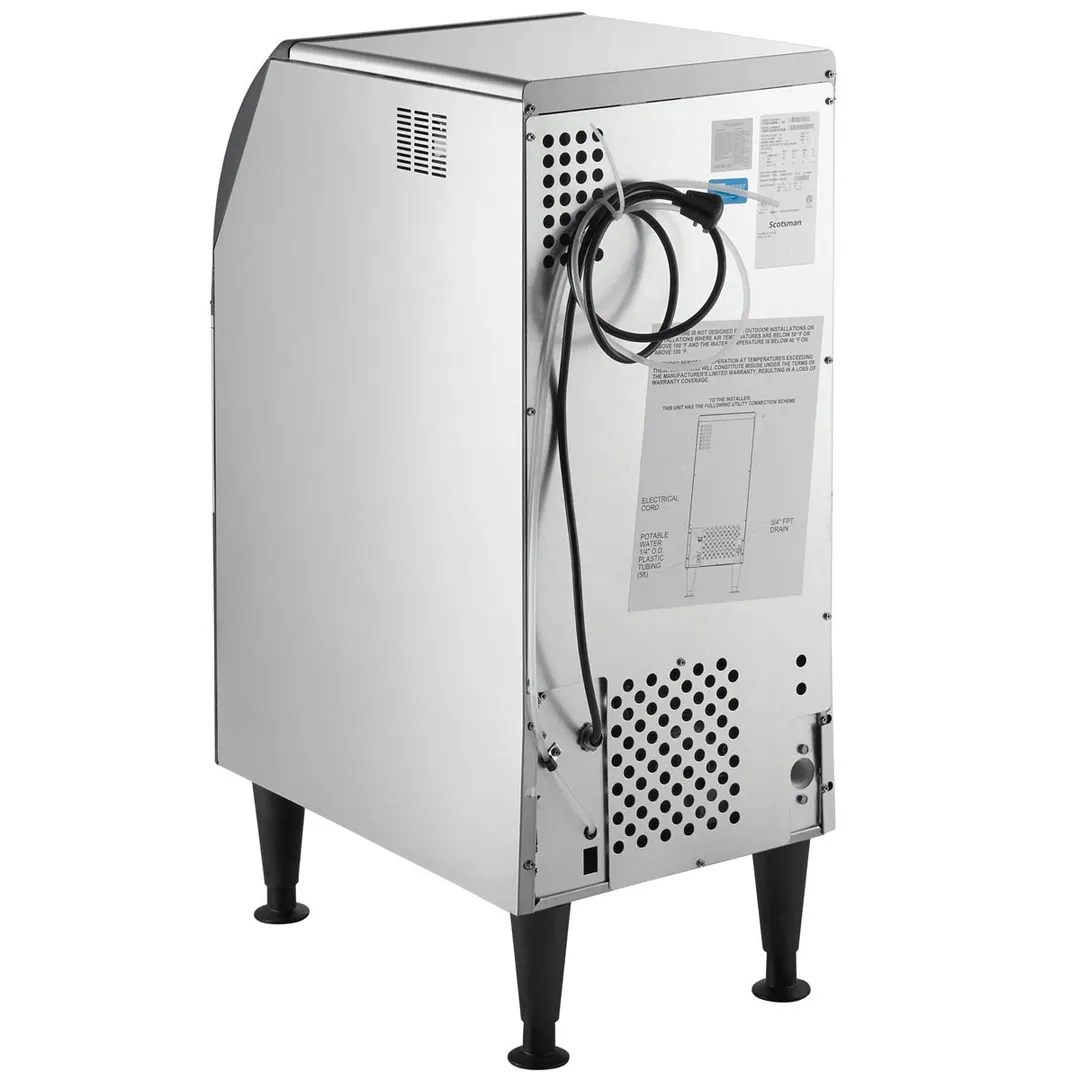 Scotsman CU0715MA-6 Air Cooled Ice Maker with Bin, Dice Cubes, 80 lbs/Day, 50hz Export Model