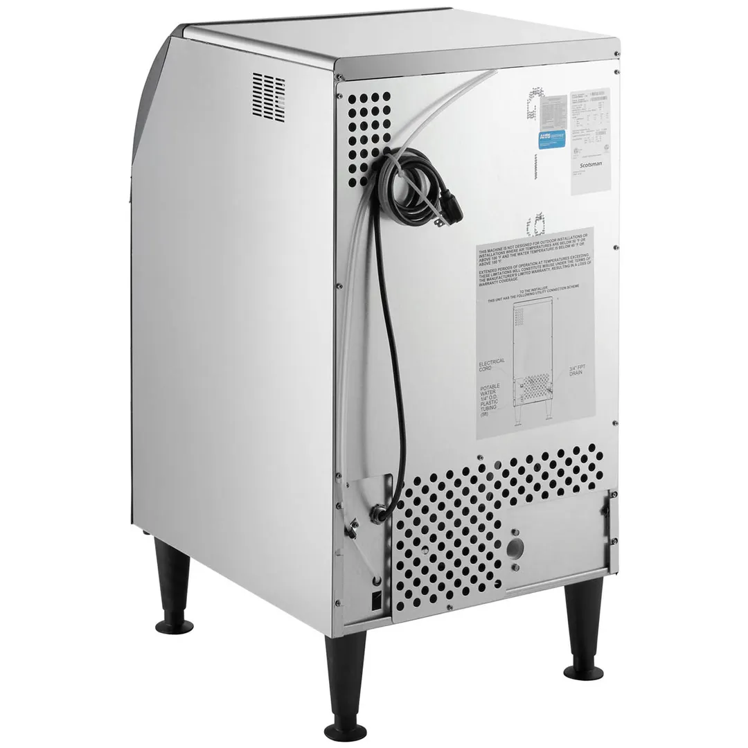 Scotsman CU0920MA-6 Air Cooled Ice Maker with Bin, Dice Cubes, 100 lbs/Day, 50hz Export Model