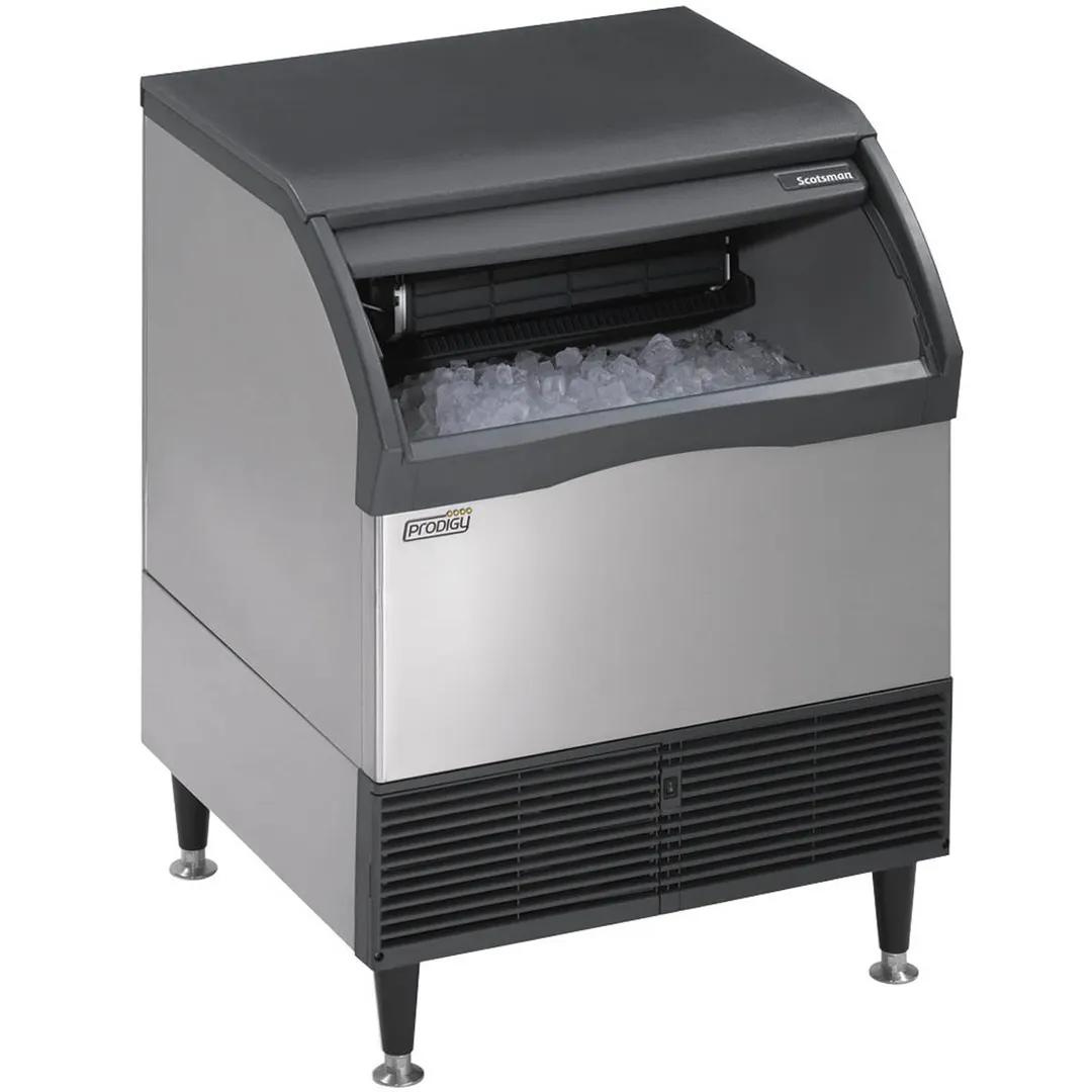 Scotsman CU3030SW-1 30" Water Cooled Half Cube 347 lb Undercounter Ice Machine with 110 lb Bin