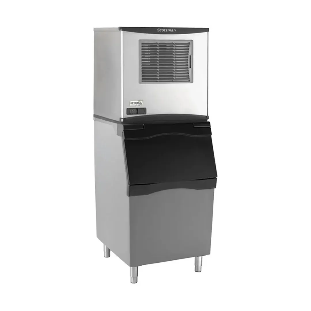 Scotsman FS0522AX-1/B530P/KBT27 Air Cooled Flake 450 lb Ice Machine with Bin, 536 lb Plastic
