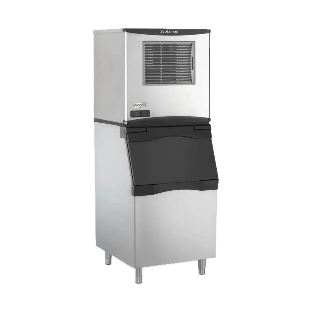 Scotsman FS0522AX-1/B530S/KBT27 Air Cooled Flake 450 lb Ice Machine with Bin, 536 lb Stainless