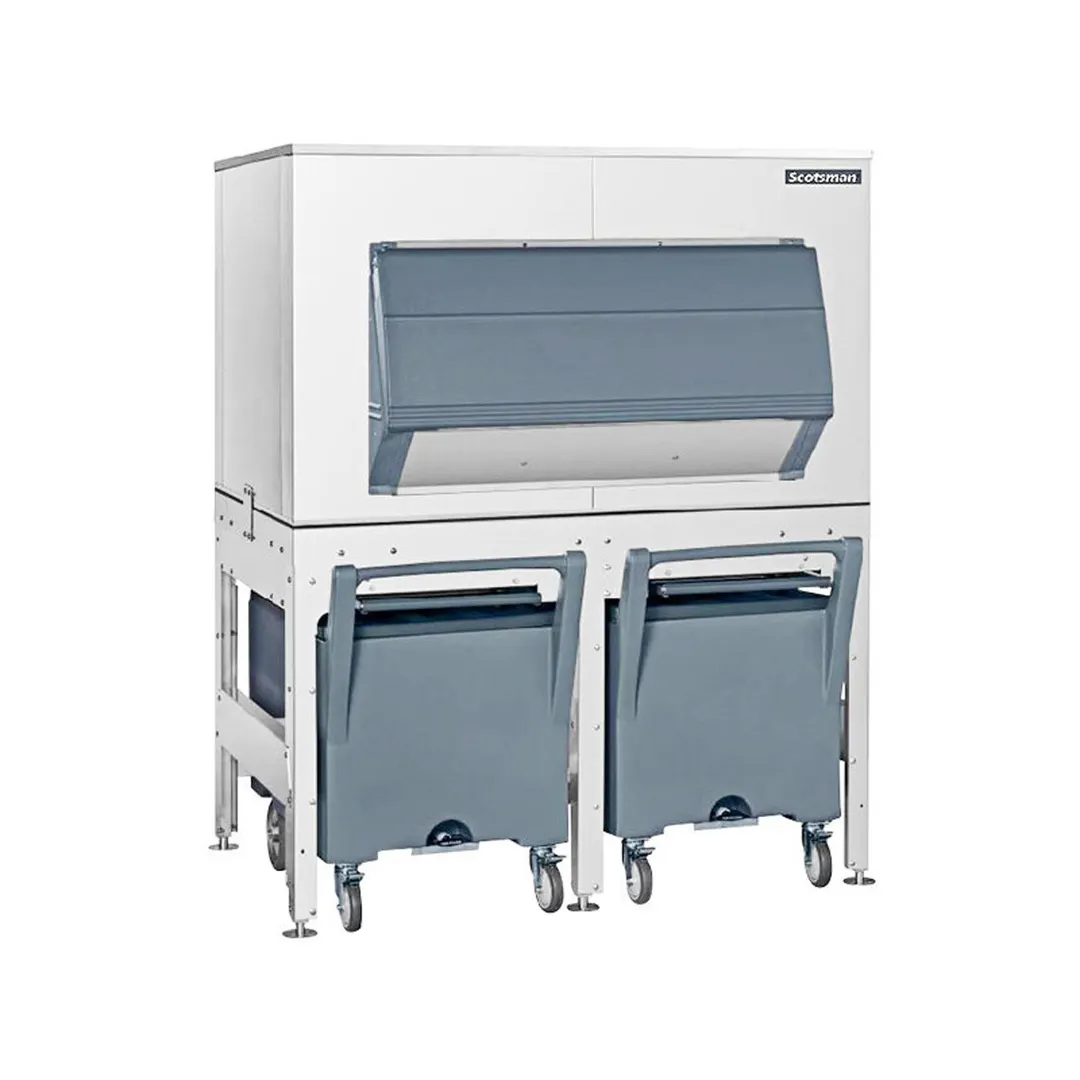 Scotsman ICS1360 60" Ice Storage Bin with Transport Cart, 1327 lb