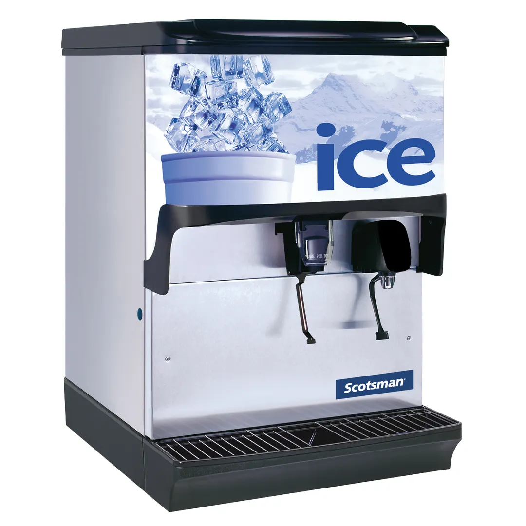 Scotsman IOD150WF-1 23" Countertop Nugget Ice & Water Dispenser, 150 lb Bin