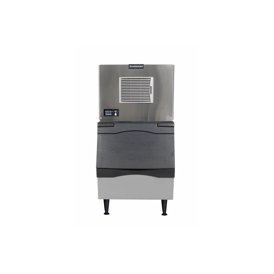 Scotsman MC0330SAX-1/B330P Air Cooled Half Cube 400 lb Ice Machine with Bin, 344 lb Storage