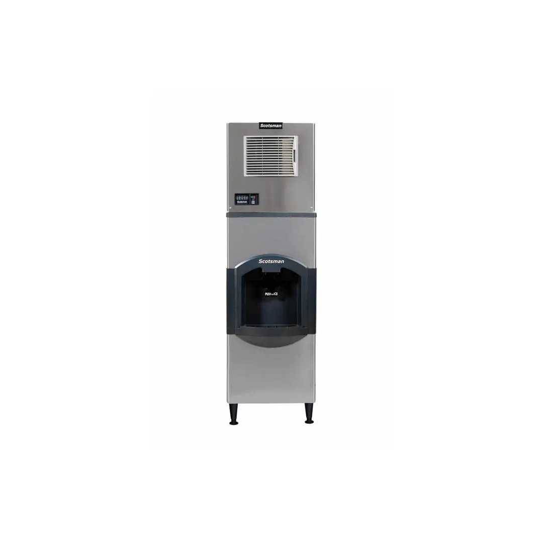 Scotsman MC0522SAX-1/HD22B-1 Half Cube 475 lb Ice Machine with Ice Dispenser, 120 lb Bin