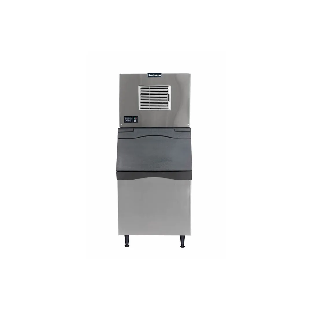 Scotsman MC0630SA-32/B530S Air Cooled Half Cube 640 lb Ice Machine with Bin, 536 lb Stainless