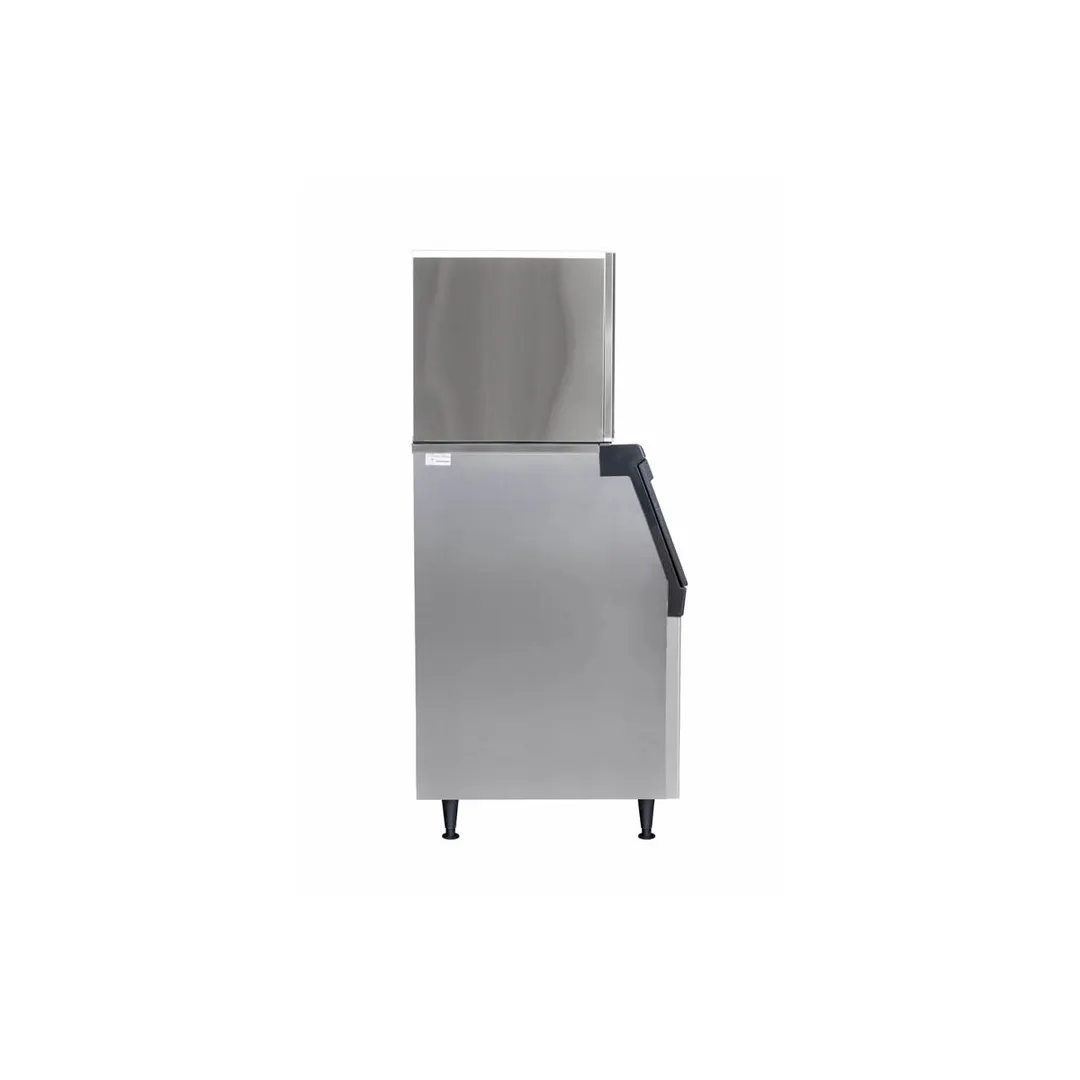 Scotsman MC0630SA-32/B530S Air Cooled Half Cube 640 lb Ice Machine with Bin, 536 lb Stainless