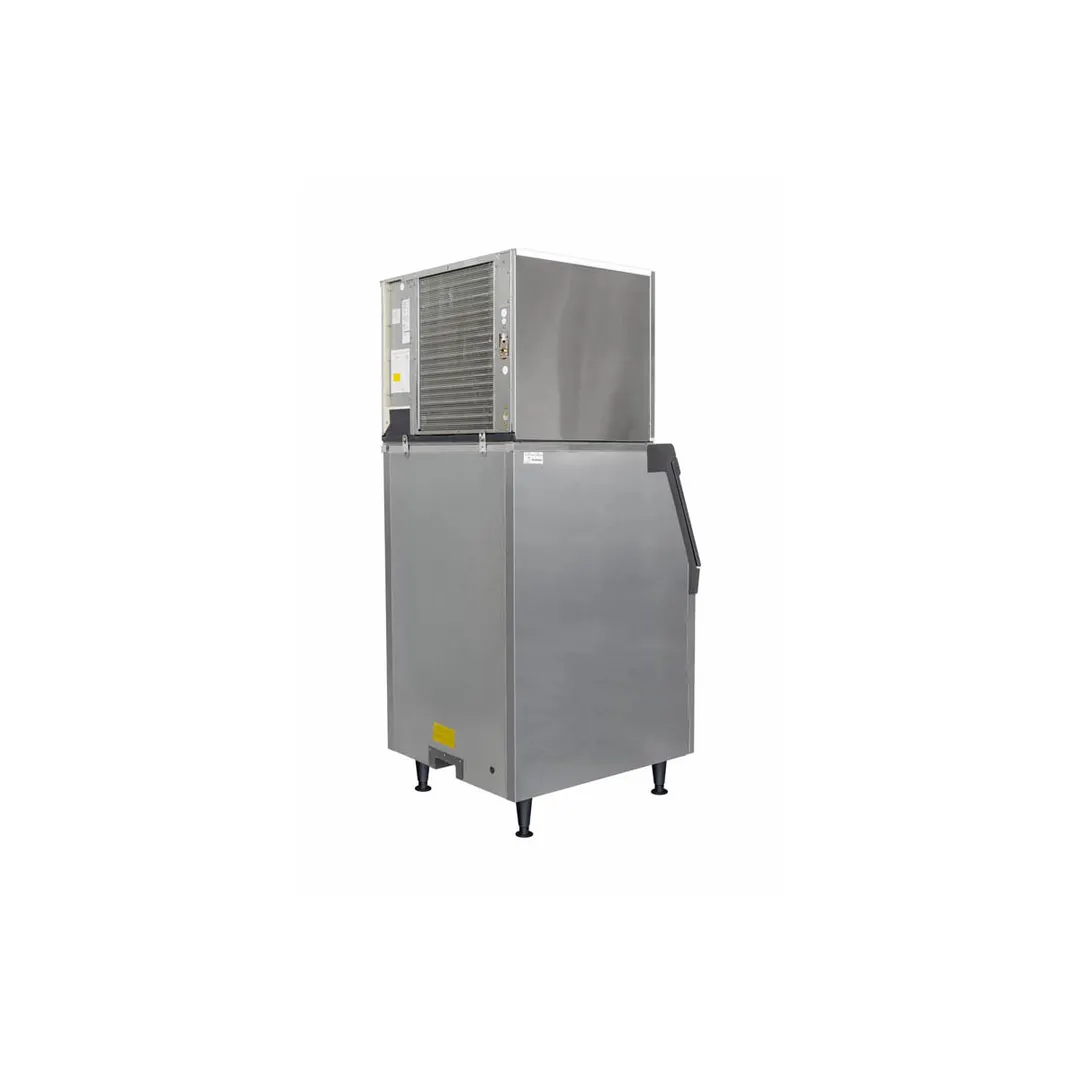 Scotsman MC0630SA-32/B530S Air Cooled Half Cube 640 lb Ice Machine with Bin, 536 lb Stainless