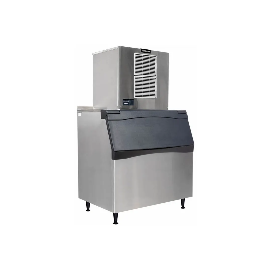 Scotsman MC0830MA-32/B948S/KBT22B Air Cooled Full Cube 905 lb Ice Machine with Bin, 893 lb Storage
