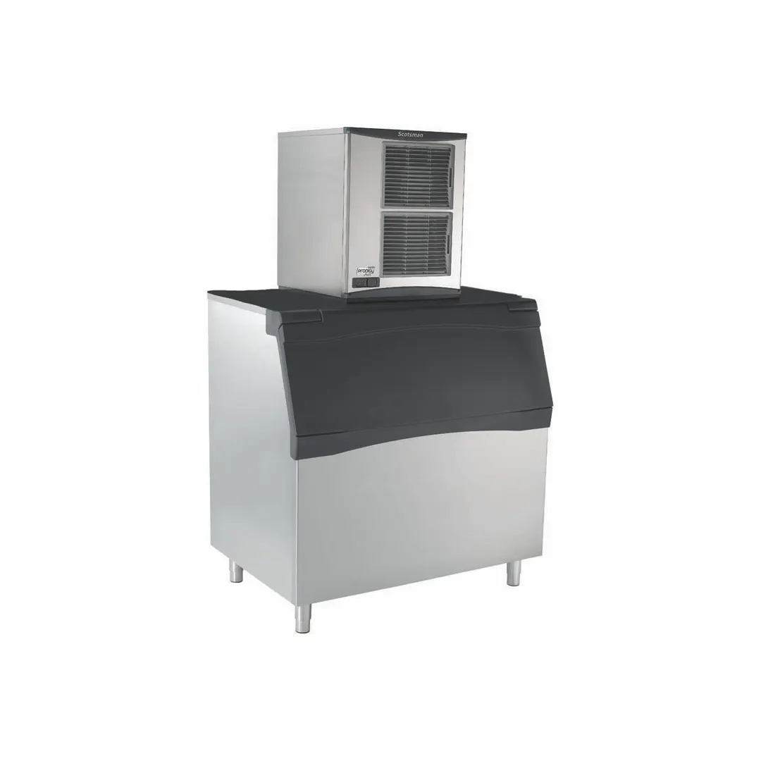 Scotsman NH1322AX-32/B948S/KBT38 Air Cooled Nugget 1186 lb Ice Machine with Bin, 893 lb Storage