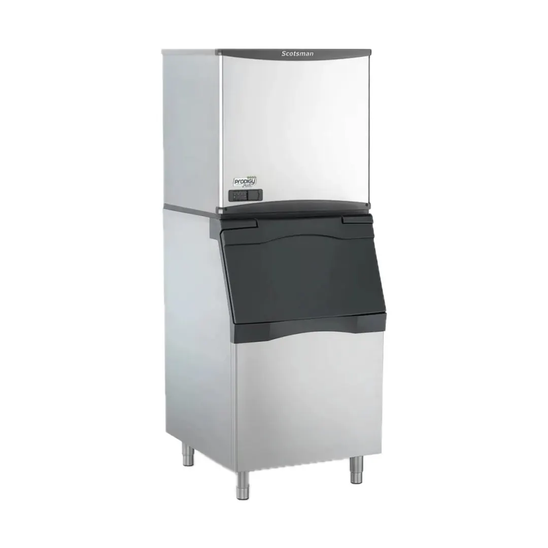 Scotsman NS0422WX-1/B530S/KBT27 Water Cooled Nugget 455 lb Ice Machine with Bin, 536 lb Stainless