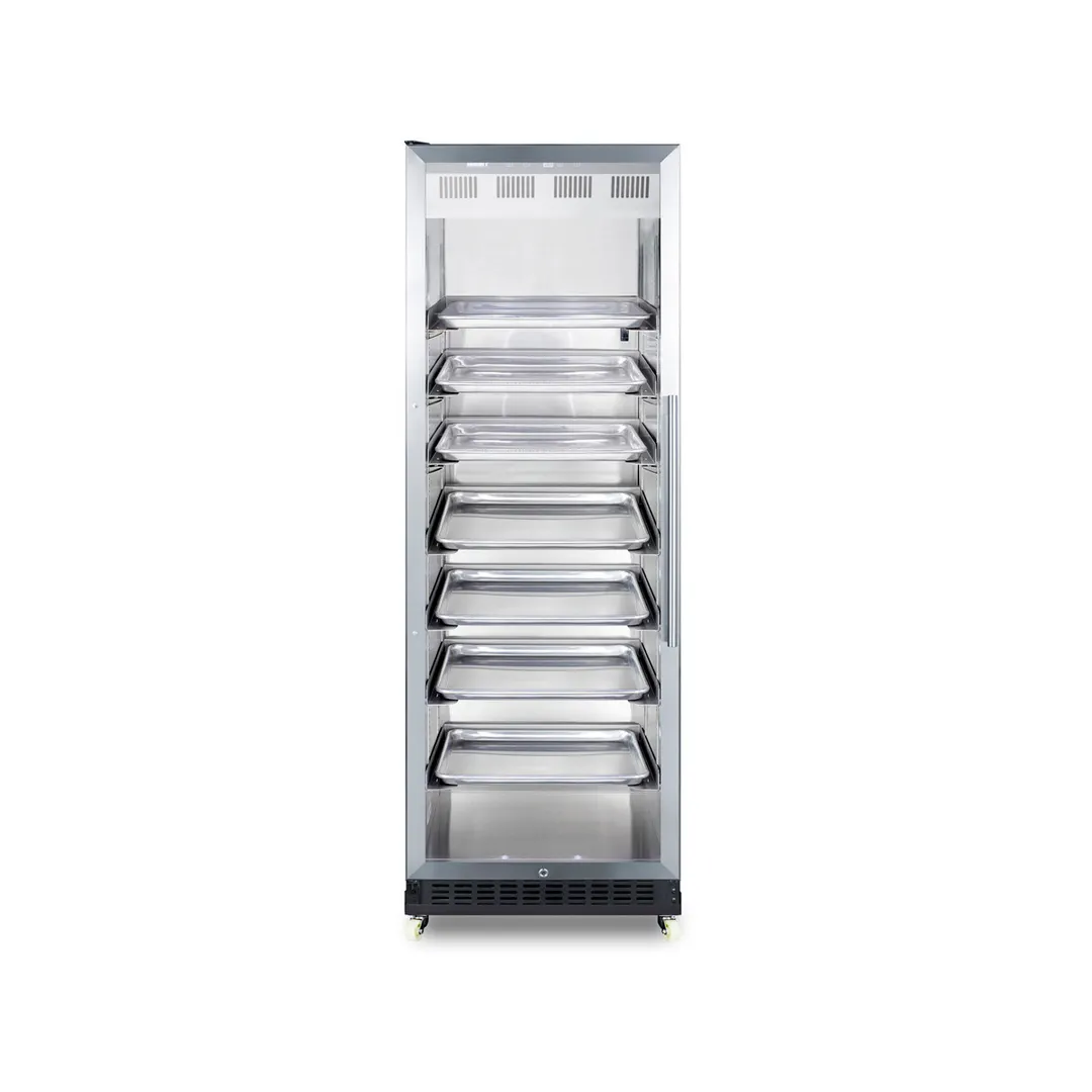 Summit SCR1401LHRICSS Beverage Center w/ Left Hinged Glass Door, Stainless Steel, 12.6 cu.ft