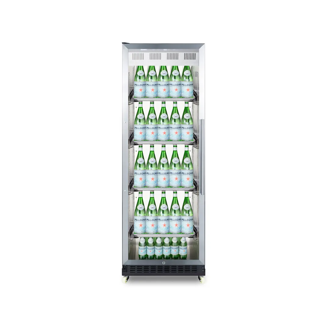 Summit SCR1401LHRICSS Beverage Center w/ Left Hinged Glass Door, Stainless Steel, 12.6 cu.ft