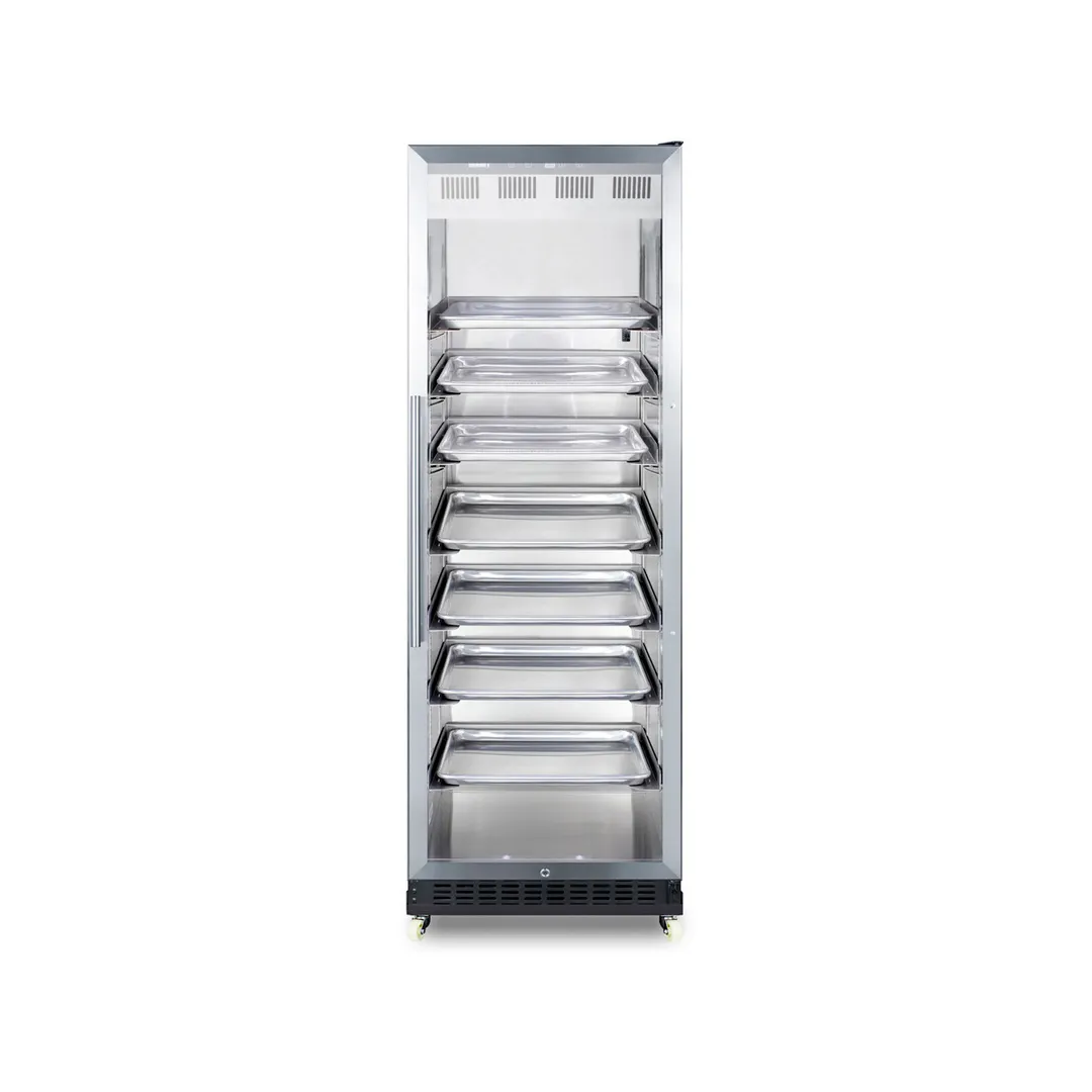 Summit SCR1401RICSS Beverage Center w/ Right Hinged Glass Door, Stainless Steel, 12.6 cu.ft