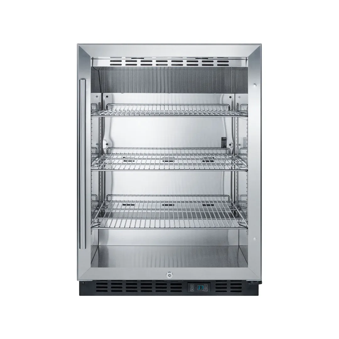 Summit SCR610BL Countertop Beverage Merchandiser Refrigerator in Black, 5.0 cu. ft.