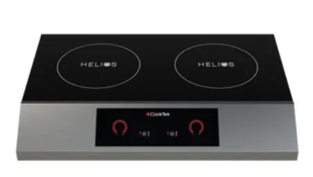 CookTek HRF-9500-SS35-1 (MC3502S) Induction Cooktop, Freestanding, Side to Side Double Hob