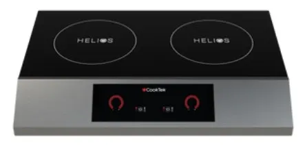 CookTek HRF-9500-SS25-1 (MC2502S) Induction Cooktop, Freestanding, Side To Side Double Hob