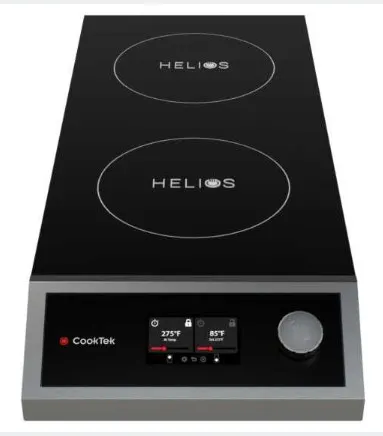 CookTek HRF-9500-FB35-1 (MC3502F) Induction Cooktop, Freestanding, Front to Back Double Hob