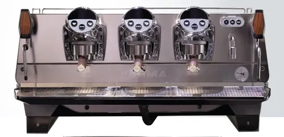 Faema PRESIDENT GTI A/3 BL AT Automatic 3-Group Espresso Machine by Espresso Soci