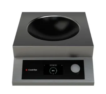 CookTek HTF-9500-WK18-1 (MW1800G) Induction Wok, Countertop, 4.3" Capacitive Touch Display