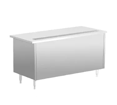 Delfield SCU-50-NU 50" Shelleysteel™  Mobile Beverage Serving Counter w/ Enclosed Base