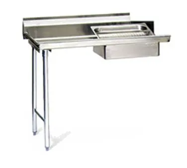 Eagle Group SDTL-72-16/4 72" Straight Soiled Dishtable w/ Left Table, Pre-Rinse Sink, 8" Backsplash