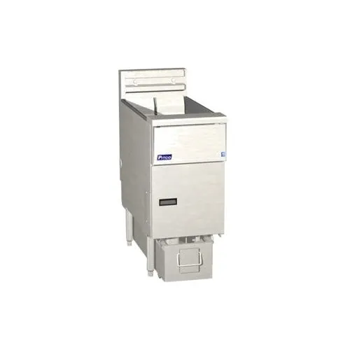 Pitco SE14S-1FD 15" Floor Model Electric Full Pot Fryer w/ 50-Lb. Capacity, 2 Twin or 1 Full Baskets
