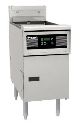 Pitco SE184R 19" Floor Model Electric Full Pot Fryer, 60 lbs