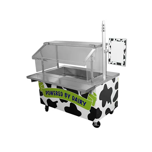 SecoSelect CTI-61 63" Ice-Cooled Serving Counter, (4) Pan
