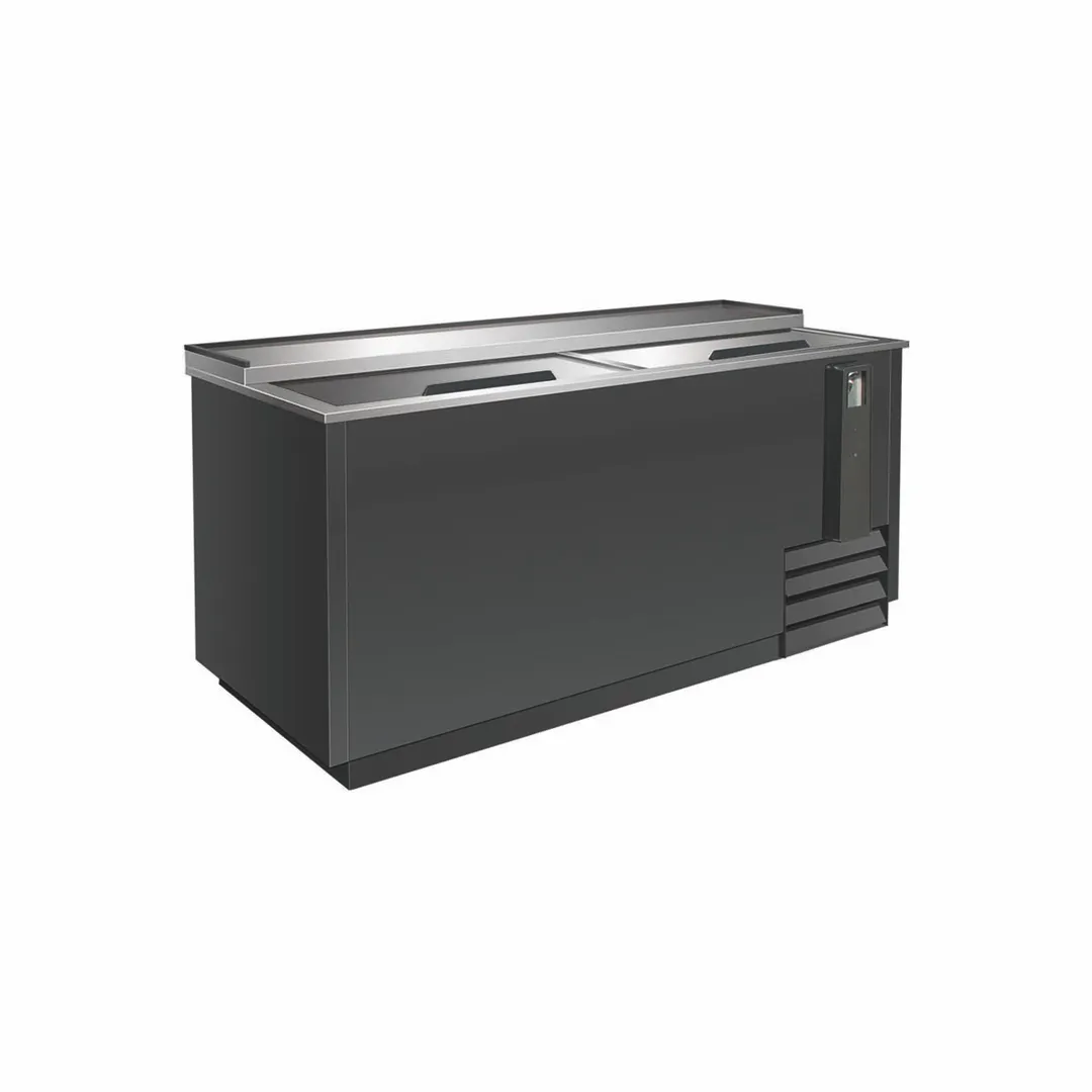 Serv-Ware BC-65-HC 64" Flat Top Bottle Cooler, 17.2 cu. ft.