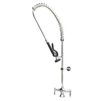 Serv-Ware PRS4-CWP 4" OC Pre-Rinse Faucet Assembly - Deck Mount